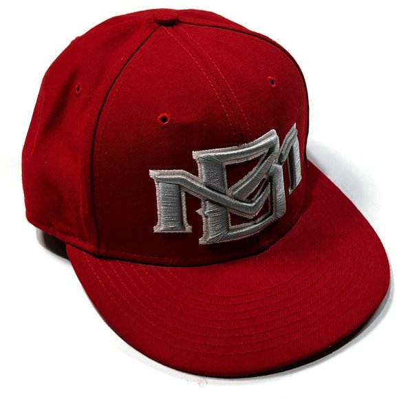 Richardson PTS Performance Black Market Red Fitted Hat Sz 7 Cap - Picture 3 of 6